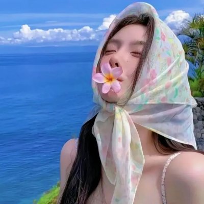 女生向前走